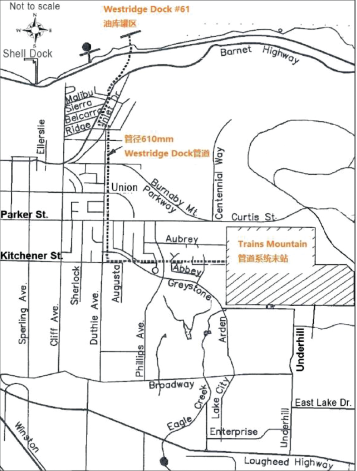 ���ô�Westridge Dockԭ�͹ܵ������¹ʵĽ�Ӗ